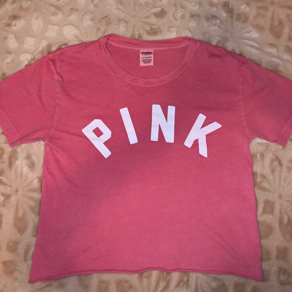 Pink Victoria’s Secret crop top tshirt